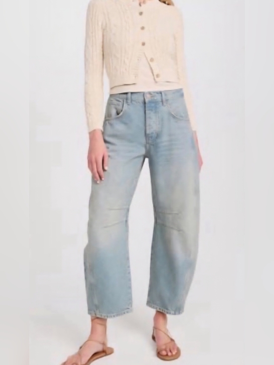 Free People Denim - NWOT We The Free Good Luck Mid Rise Barrels In Kismet 28,30